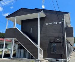 岩手県大船渡市　K様　アパート外壁塗装工事・屋根塗装工事
