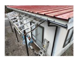 岩手県北上市　T様邸　破風鼻隠し及び雨樋修繕工事